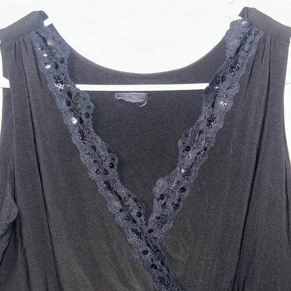 Unbranded sequin V-neck tank large - Picture 2 of 4